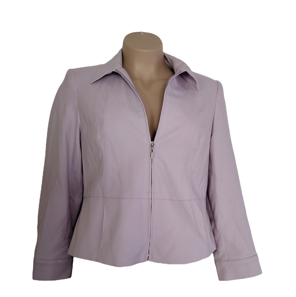 SagHarbor Purple Jacket With Pockets size 16p